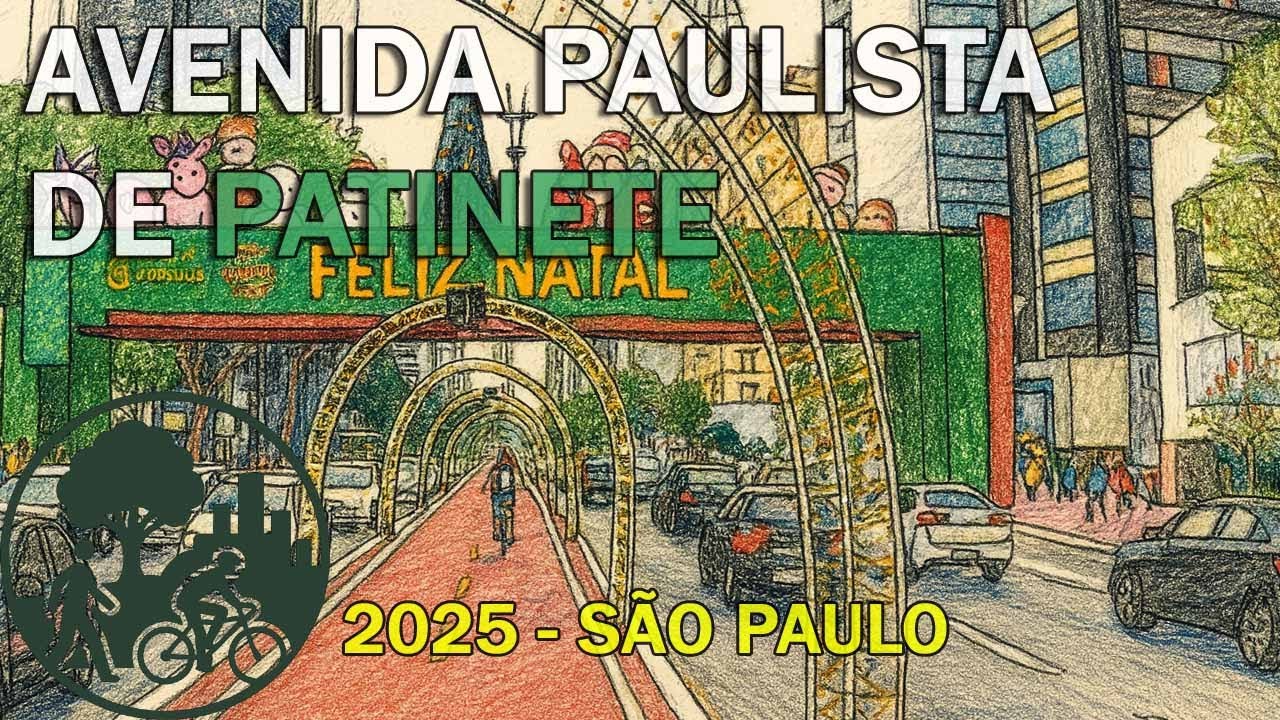 AVENIDA PAULISTA   Passeio de Patinete