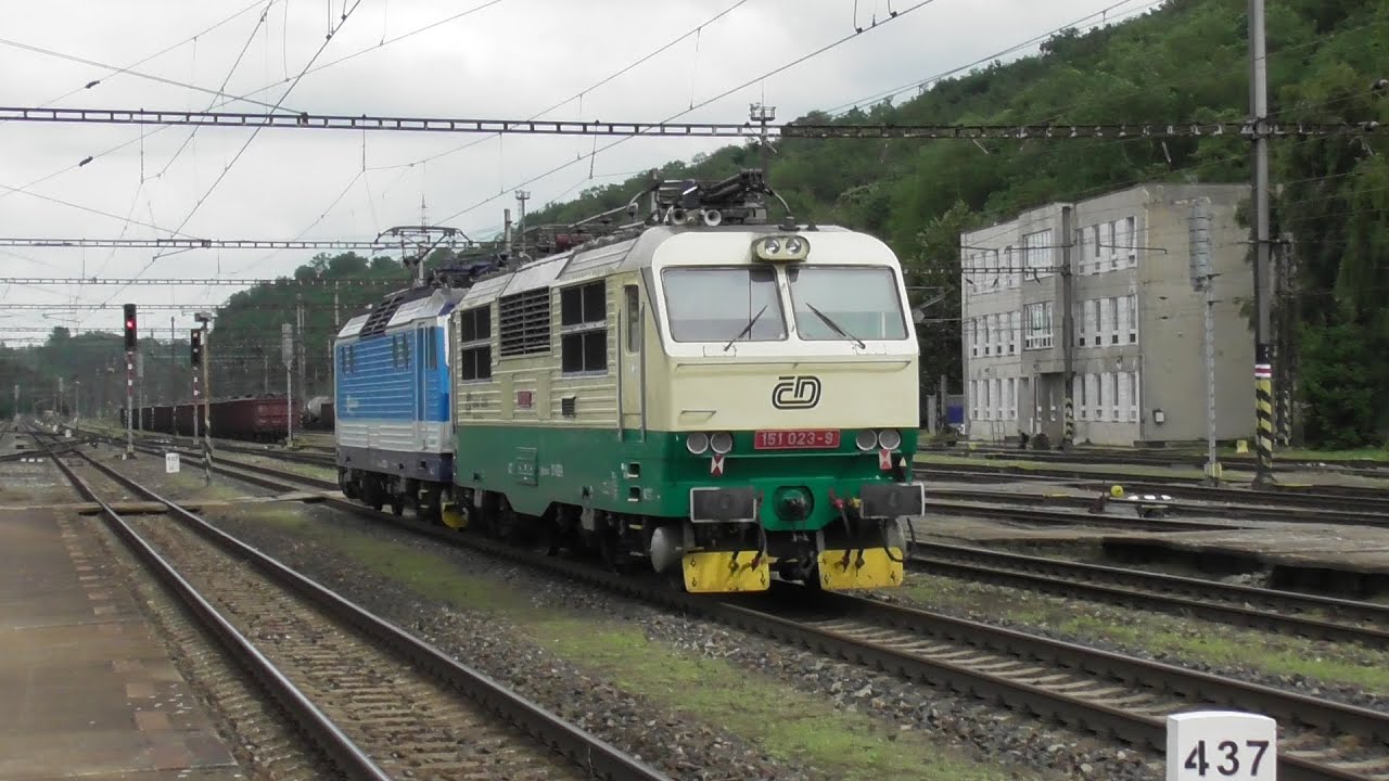 Vlaky Kralupy nad Vltavou 16.6.2025 1.část