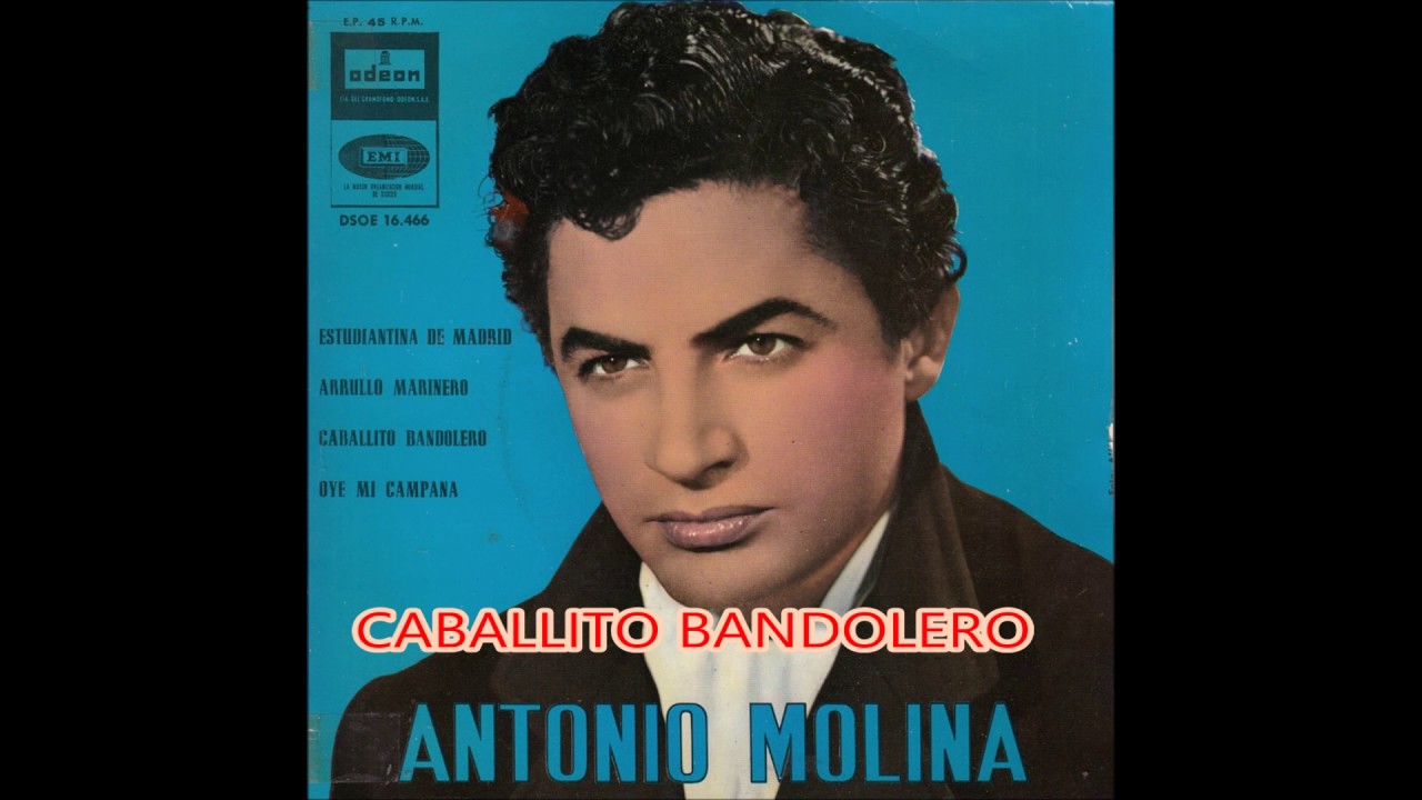 Antonio Molina disco de 4 canciones ep año 1962