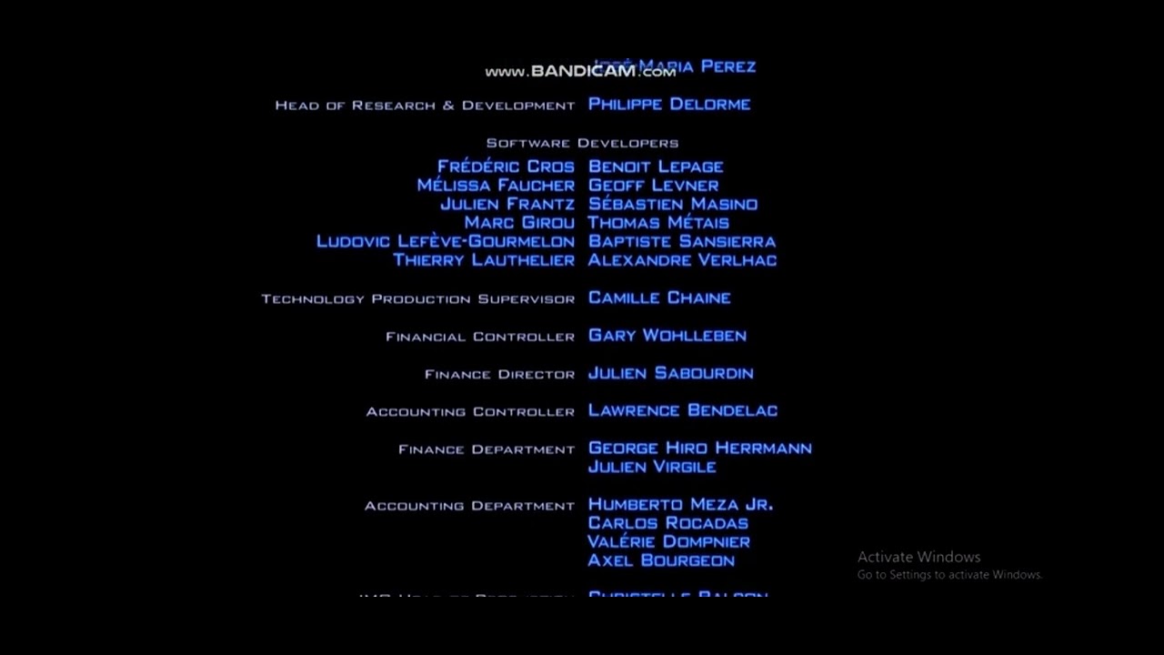 Despicable Me 2 Credits Timelapse