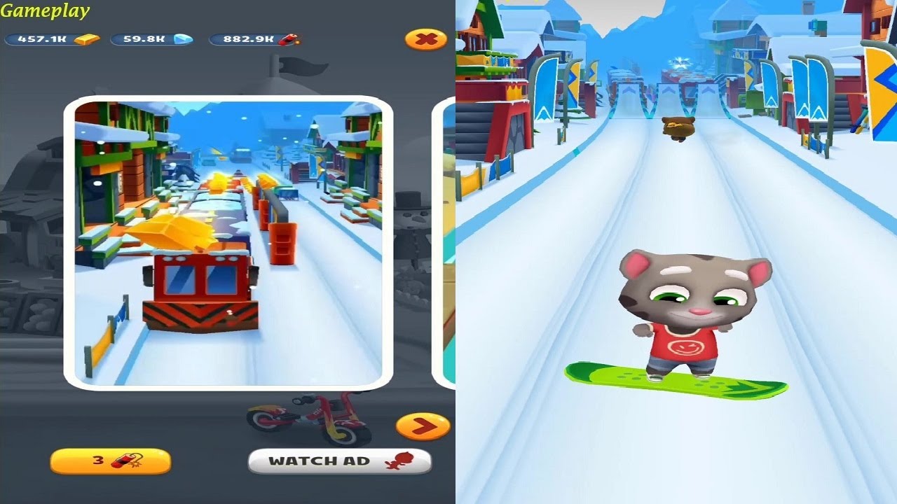 Talking Tom Gold Run Chinese Version NEW UPDATE Talking Tom  Gameplay HD