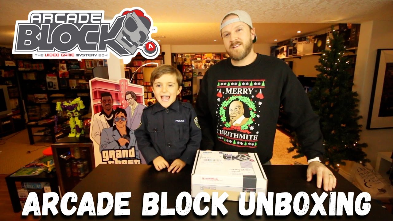 Arcade Block Unboxing - December 2016 - NES, Zelda, Diablo, Call of Duty