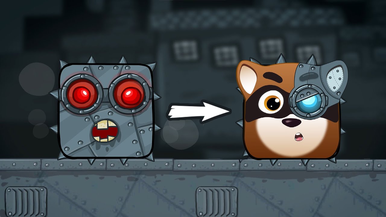 Talking Tom In Red ball 4 | Titanium Force Tom Vs Robotics Raccoon Boss