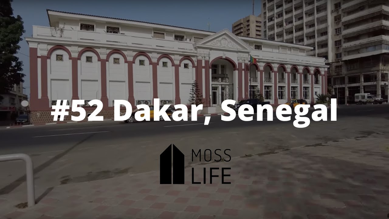 #52 Virtual walking tour in Le Plateau Dakar | Beautiful Senegal | 4K
