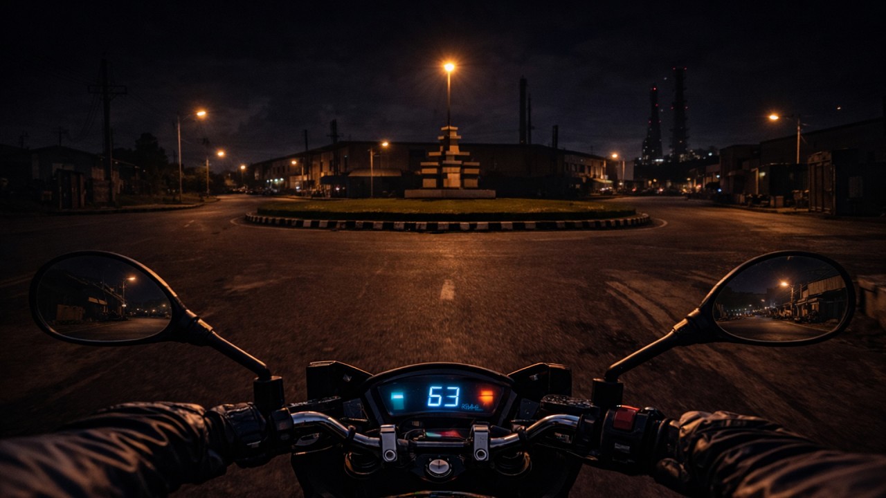 Quiet Night Ride Under City Lights | Paseo Tranquilo Bajo las Luces