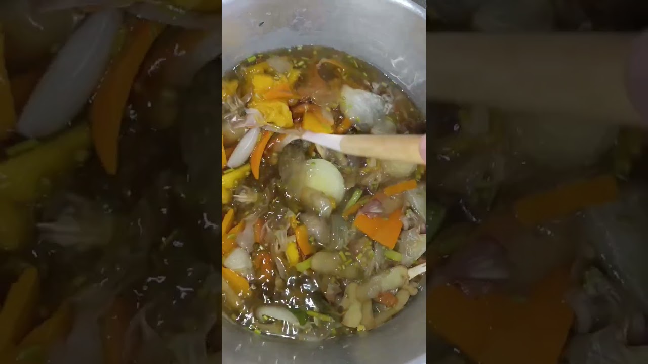 Caldo de legumes natural 