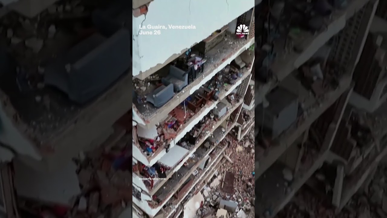 Drone footage shows aftermath of Venezuela earthquakes