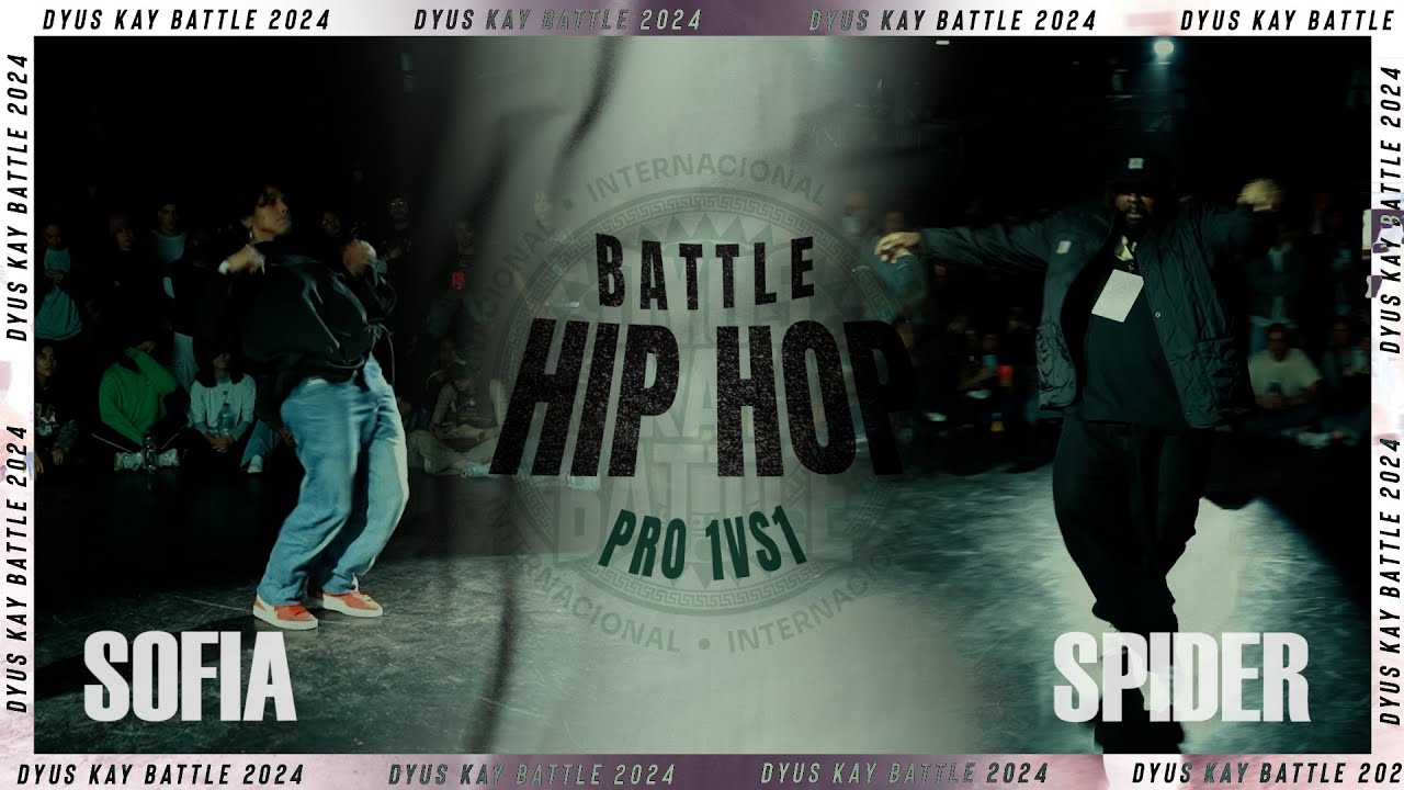 SPIDER 🇫🇷 vs SOFIA 🇵🇪 ( SEMIFINAL Hip Hop Pro 1 vs 1 )  DYUS KAY BATTLE 2024