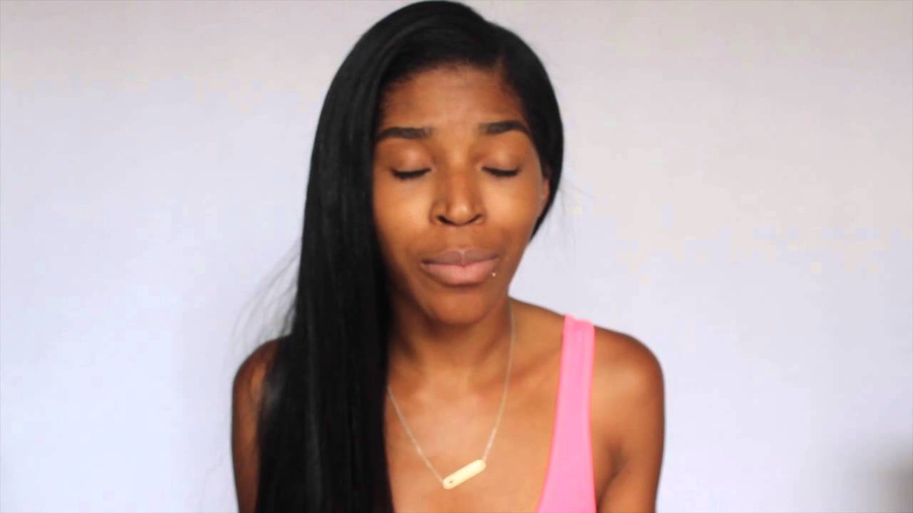 5 min Braid! (Krshairgroup Knatural Straight clip ins)