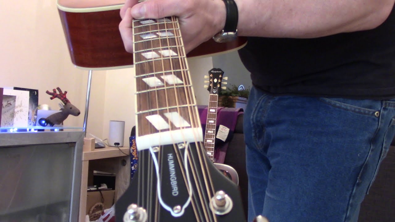 Epiphone Inspired by Gibson 12 String Hummingbird Unboxing