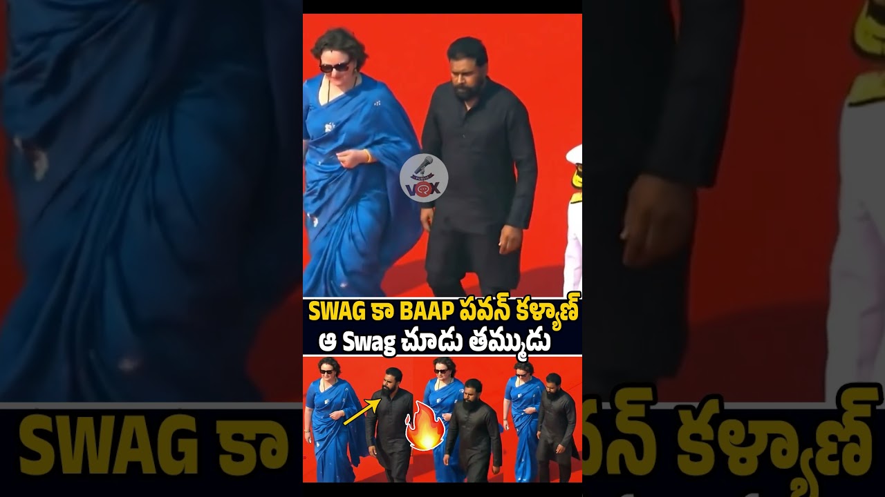 Swag కా Baap పవన్ కళ్యాణ్😍🔥🤷&zwj;♂️ Deputy CM Pawan Kalyan Powerful Entry Visuals With Wife #Shorts