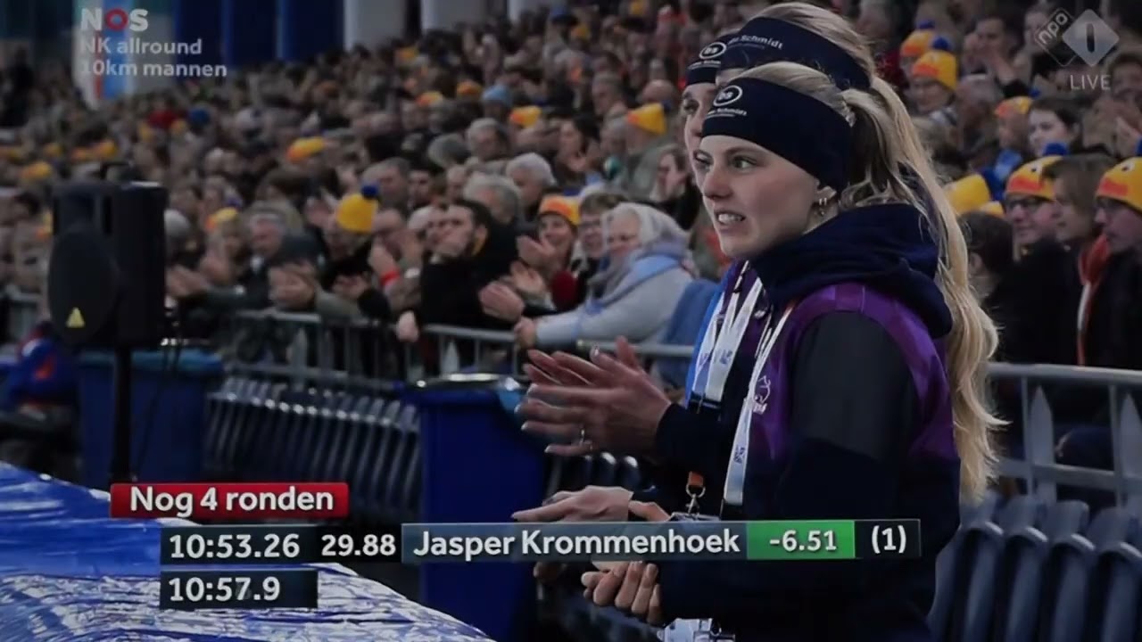 NK schaatsen Thialf Heerenveen mannen 10 km jaar 2024