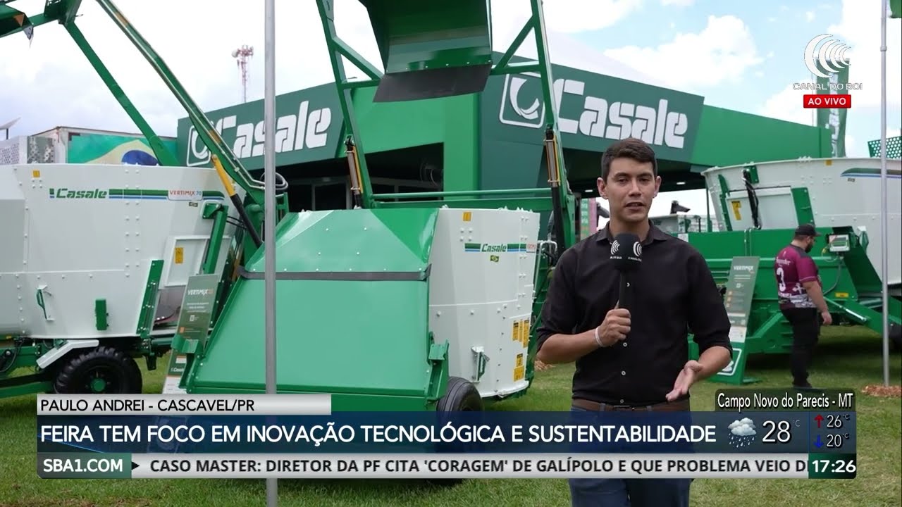 Casale leva inovação em equipamentos agrícolas ao público da 38ª Show Rural Coopavel
