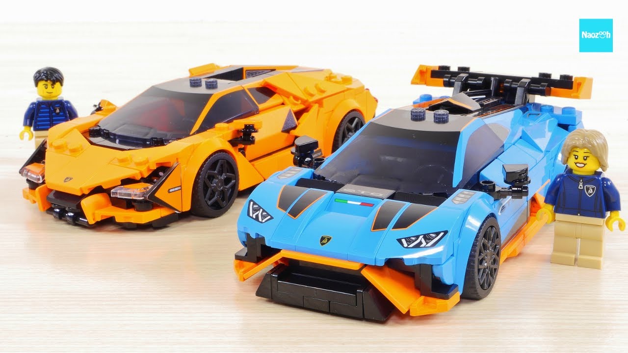 レゴ スピードチャンピオン ランボルギーニ レヴエルト ウラカンSTO 77238 ／ LEGO Lamborghini Revuelto & Huracán STO Speed build