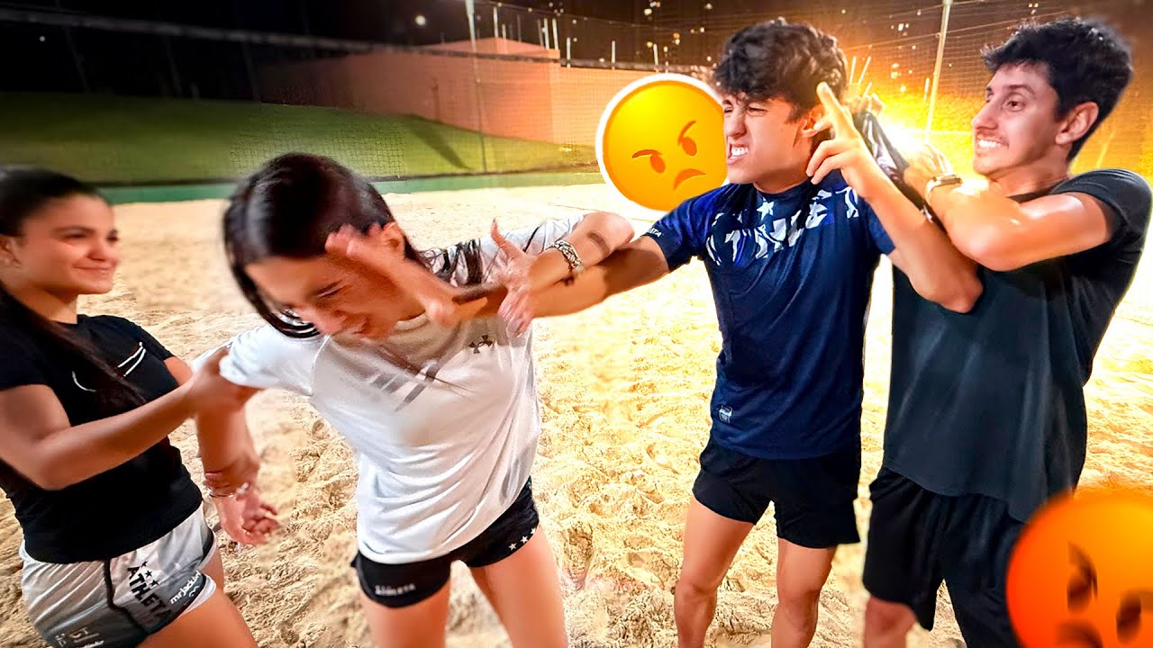 DESAFIEI MEU NAMORADO NO FUTVÔLEI‼️