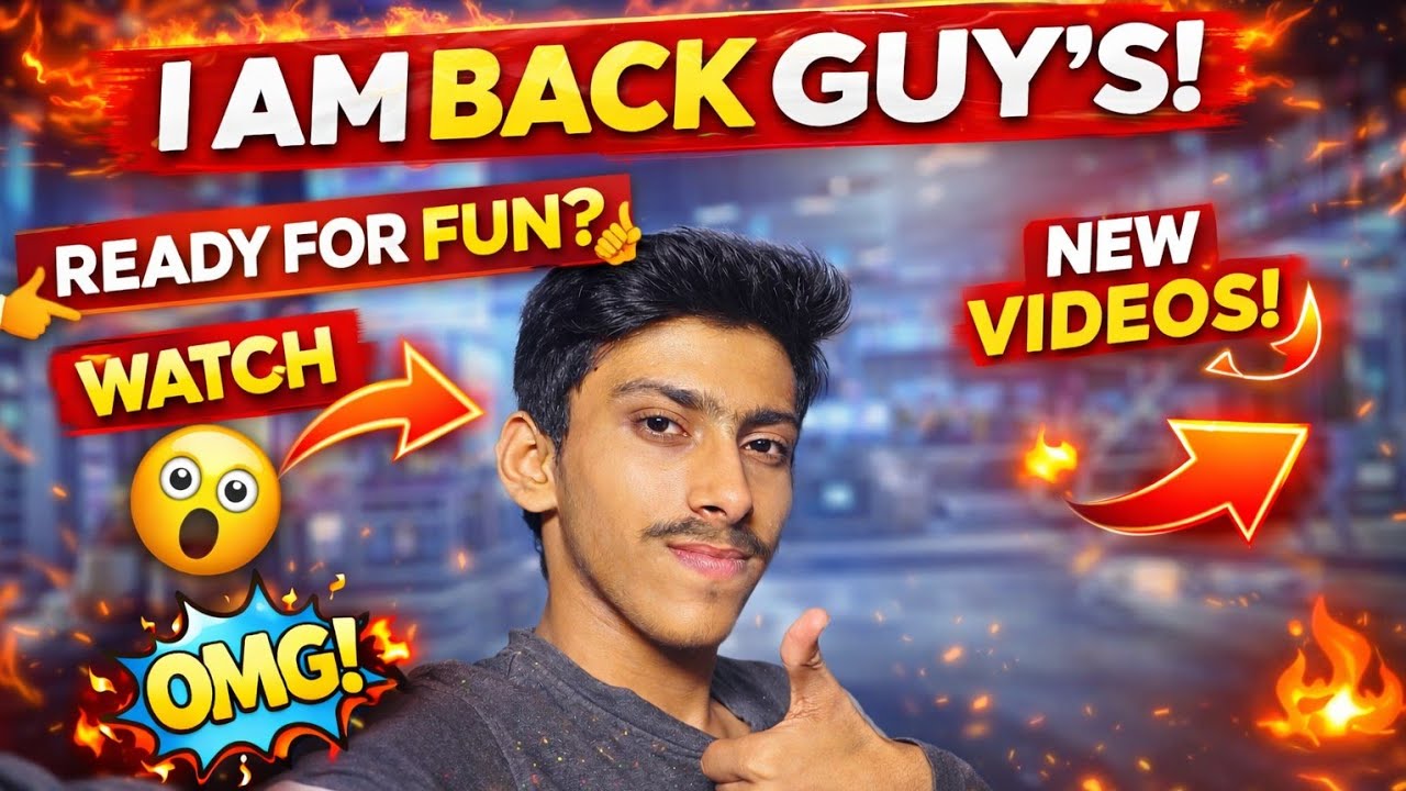 I AM BACK GUY'S 🥹😉😃 #viral #youtube 