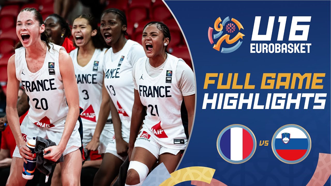 Quarter-Finals: France 🇫🇷 vs Slovenia 🇸🇮 | Highlights | FIBA U16 Women's EuroBasket 2024