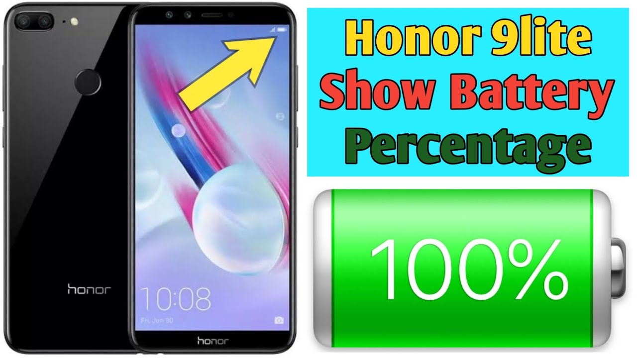 Honor 9lite show battery 🔋 percentage/ how to set battery 🔋 percentage || Tadrish info Tech ||