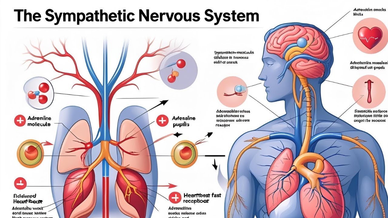 SISTEMA NERVIOSO SIMPÁTICO: Cómo los FÁRMACOS CONTROLAN tu 'LUCHA o HUÍDA' ⚡ | Farmacología | GENKH