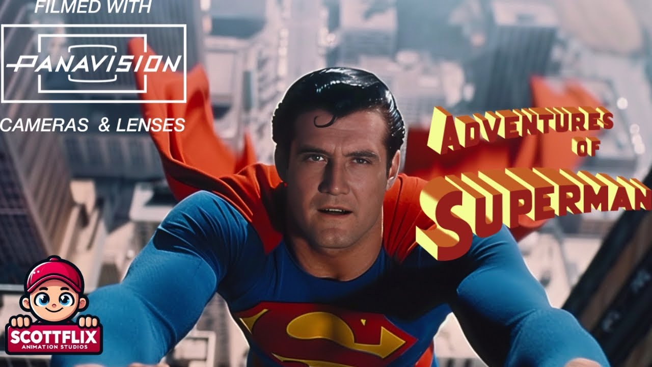 Adventures Of Superman 1950s Super Panavision 7 Trailer Starring George Reeves