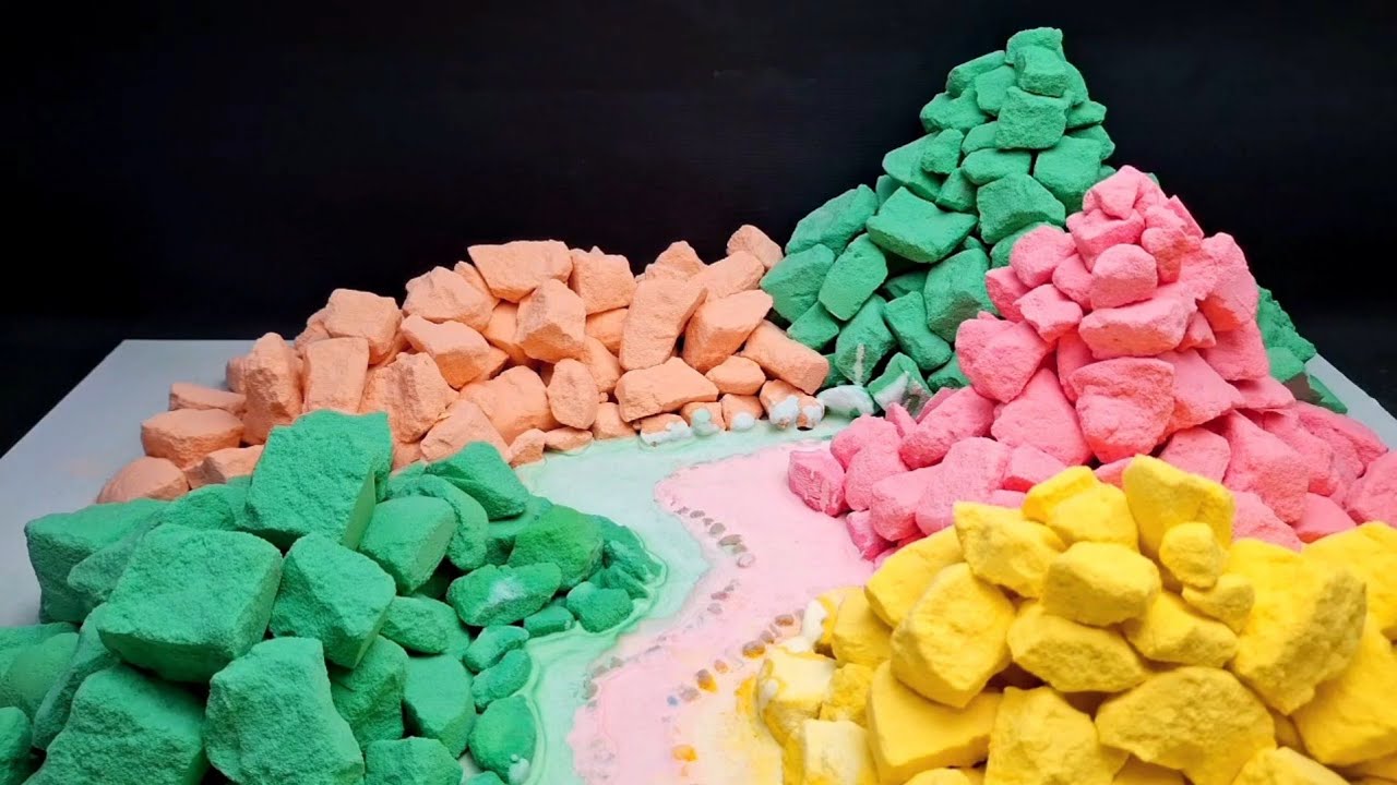 ASMR baking soda fantasy land | So calm, So crunchy