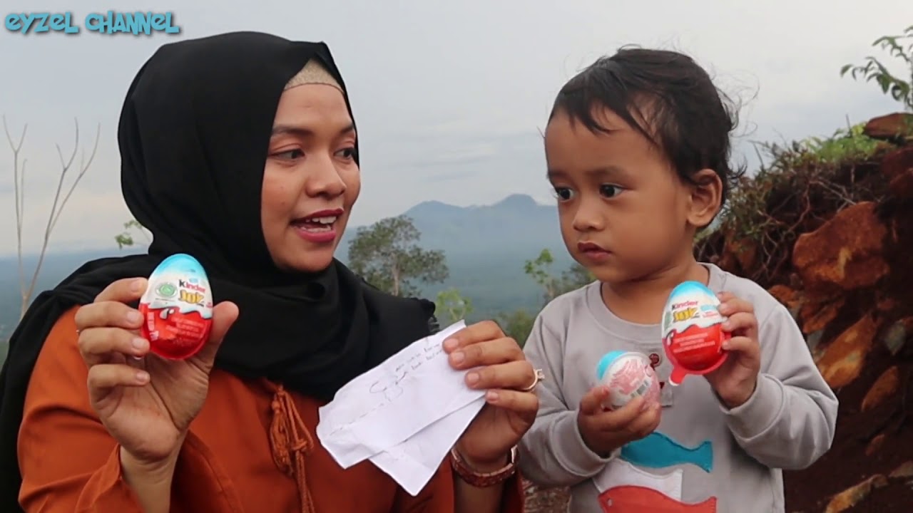 ANAK LUCU DAPAT PETA HARTA KARUN KINDER JOY