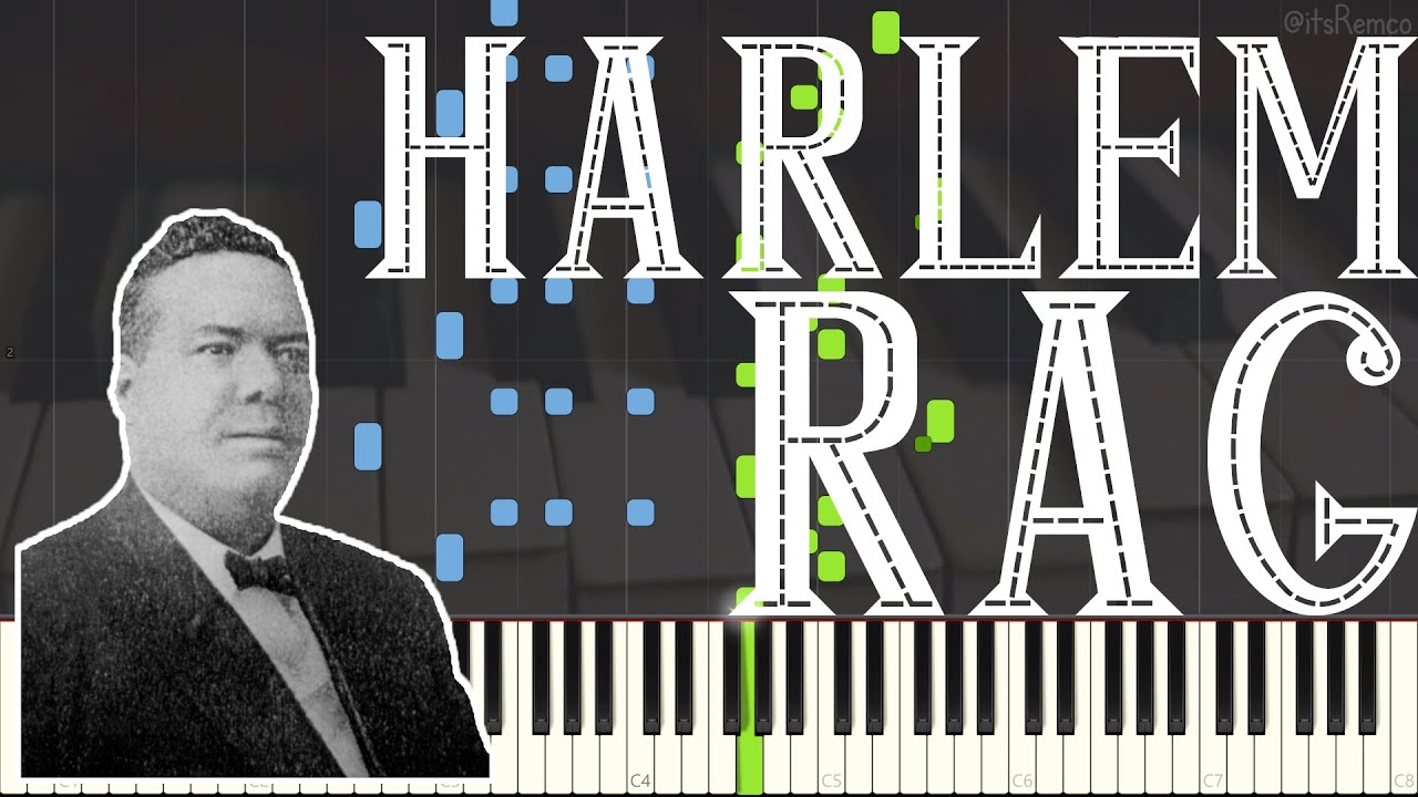 Tom Turpin - Harlem Rag 1897 (Saloon Ragtime Piano Synthesia)