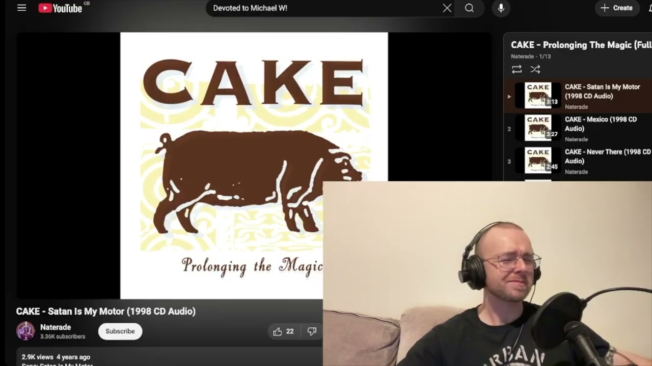 Cake - Сатана - мой двигатель РЕАКЦИЯ и первое прослушивание