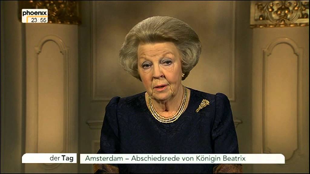 Rede von Königin Beatrix zum Thronwechsel in den Niederlanden am 29.04.2013