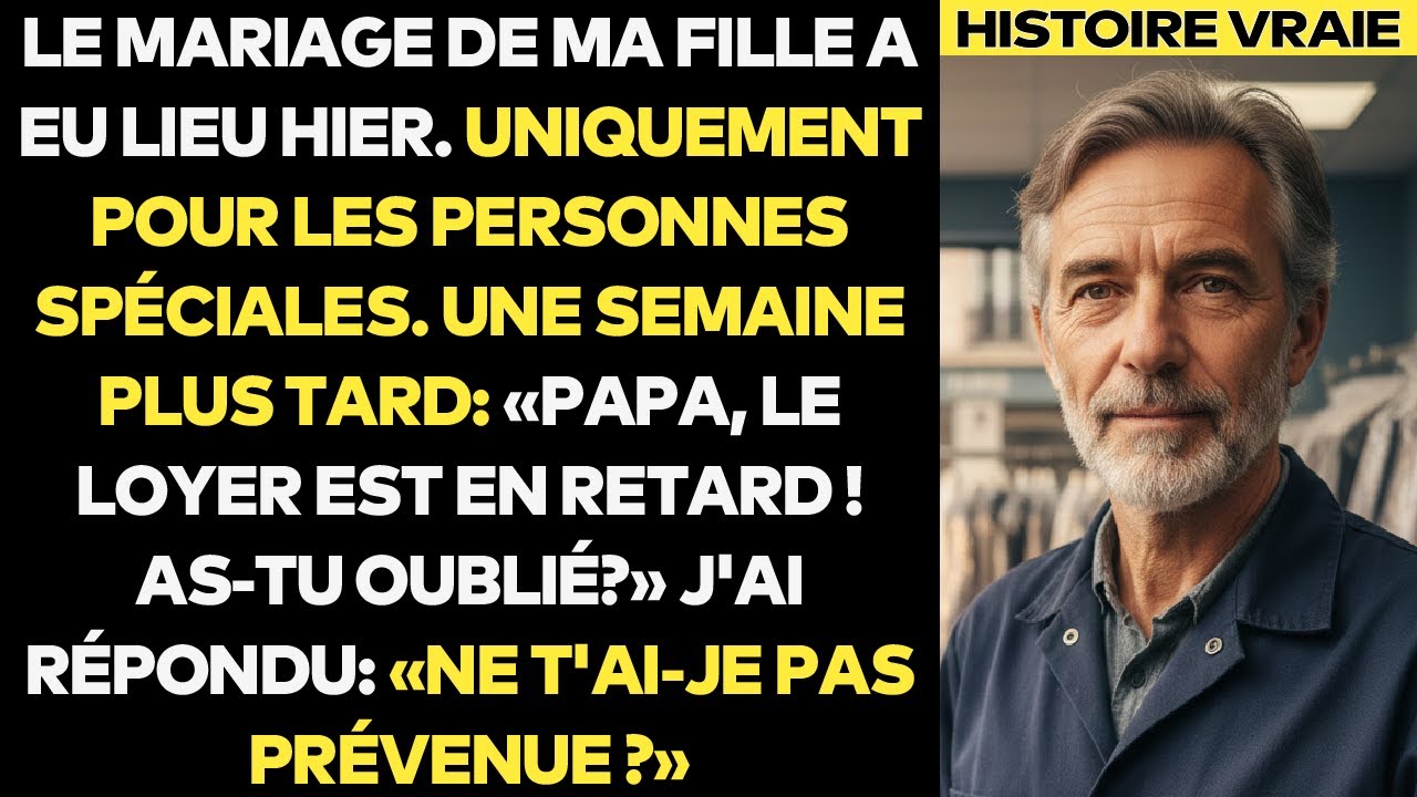 Le Mariage De Ma Fille Était Hier. Juste Pour Les Invités Spéciaux. Une Semaine Plus Tard..