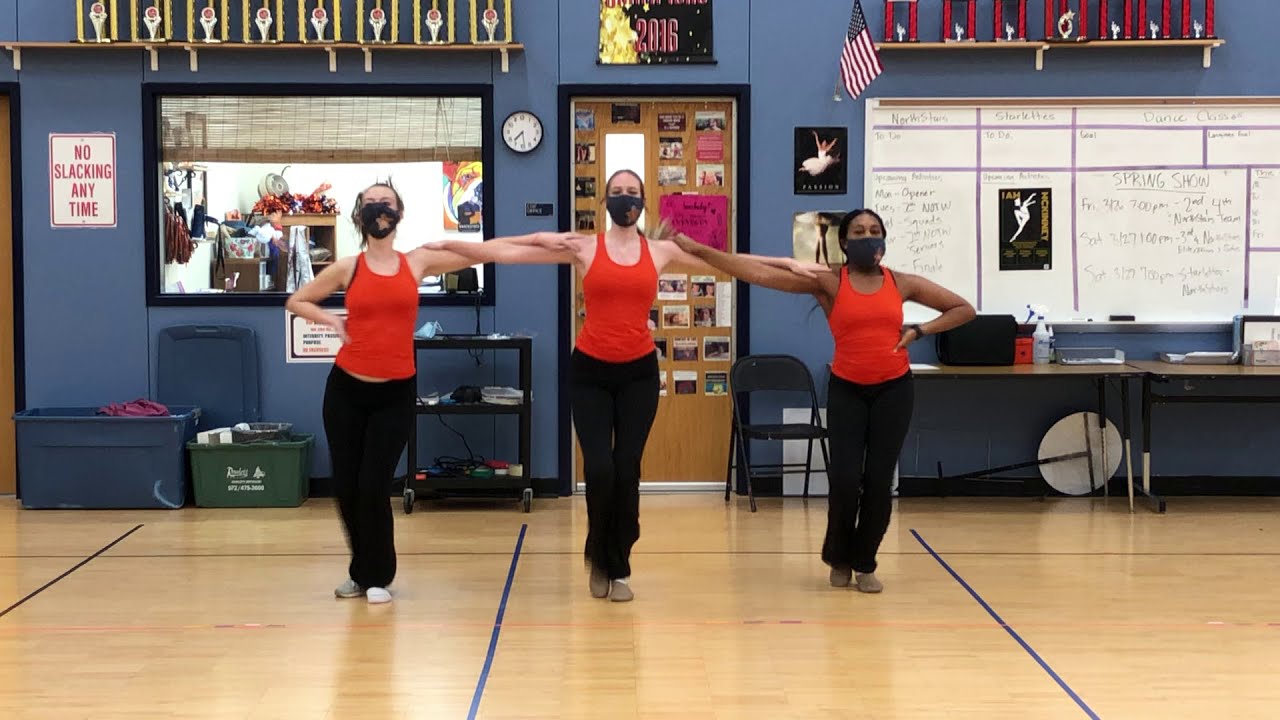 2122 MNHS Drill Team Tryouts Kick Combo