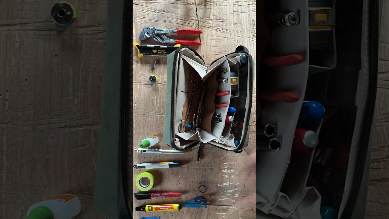 This is everything I keep in my travel EDC tool kit