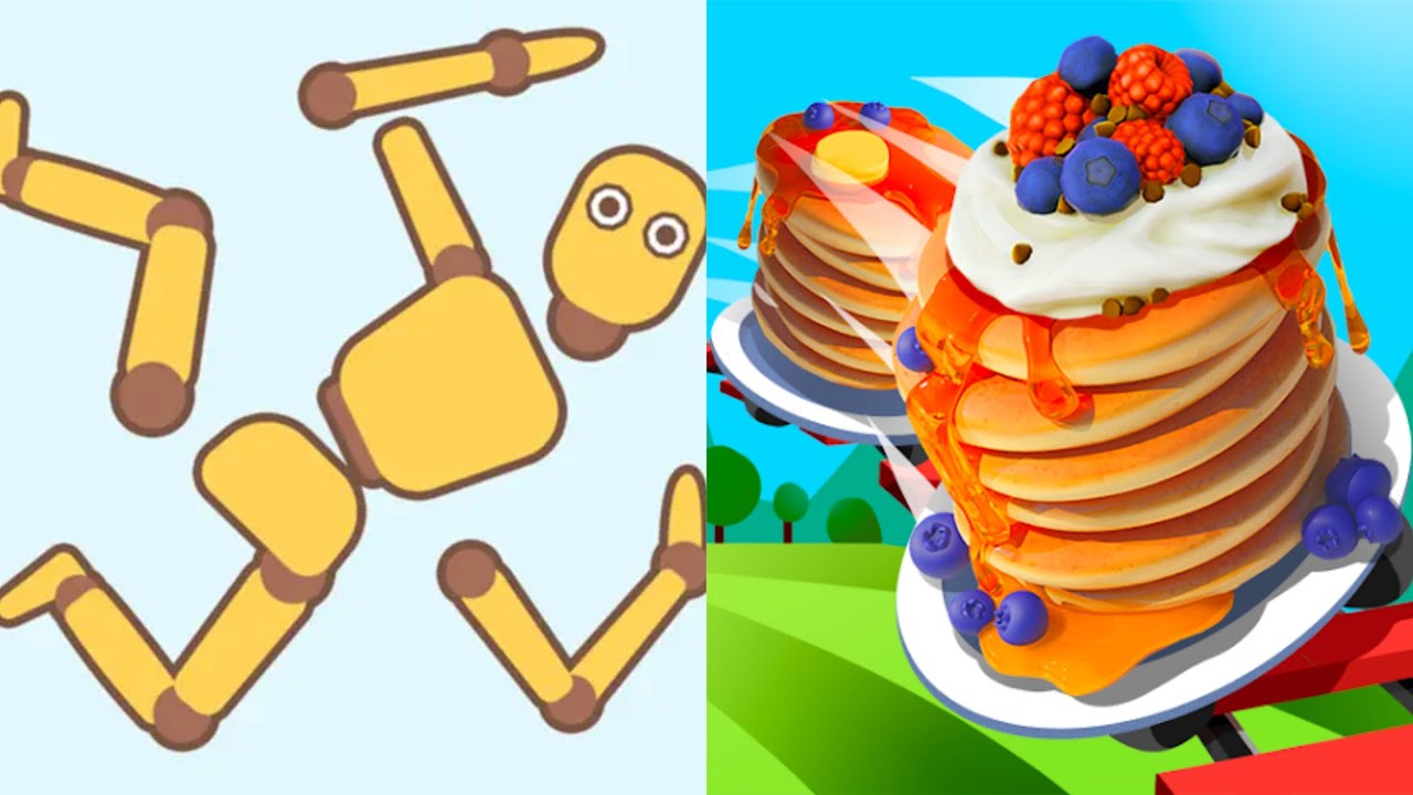 Ragdoll Break vs Pancake Run All Levels Gameplay Android, iOS P88