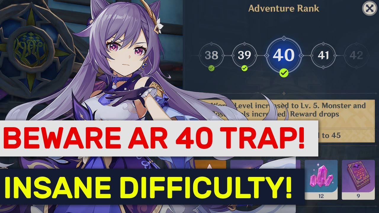 AR 40 IS A TRAP!! Insane Difficulty Spikes & Solutions! | Genshin Impact