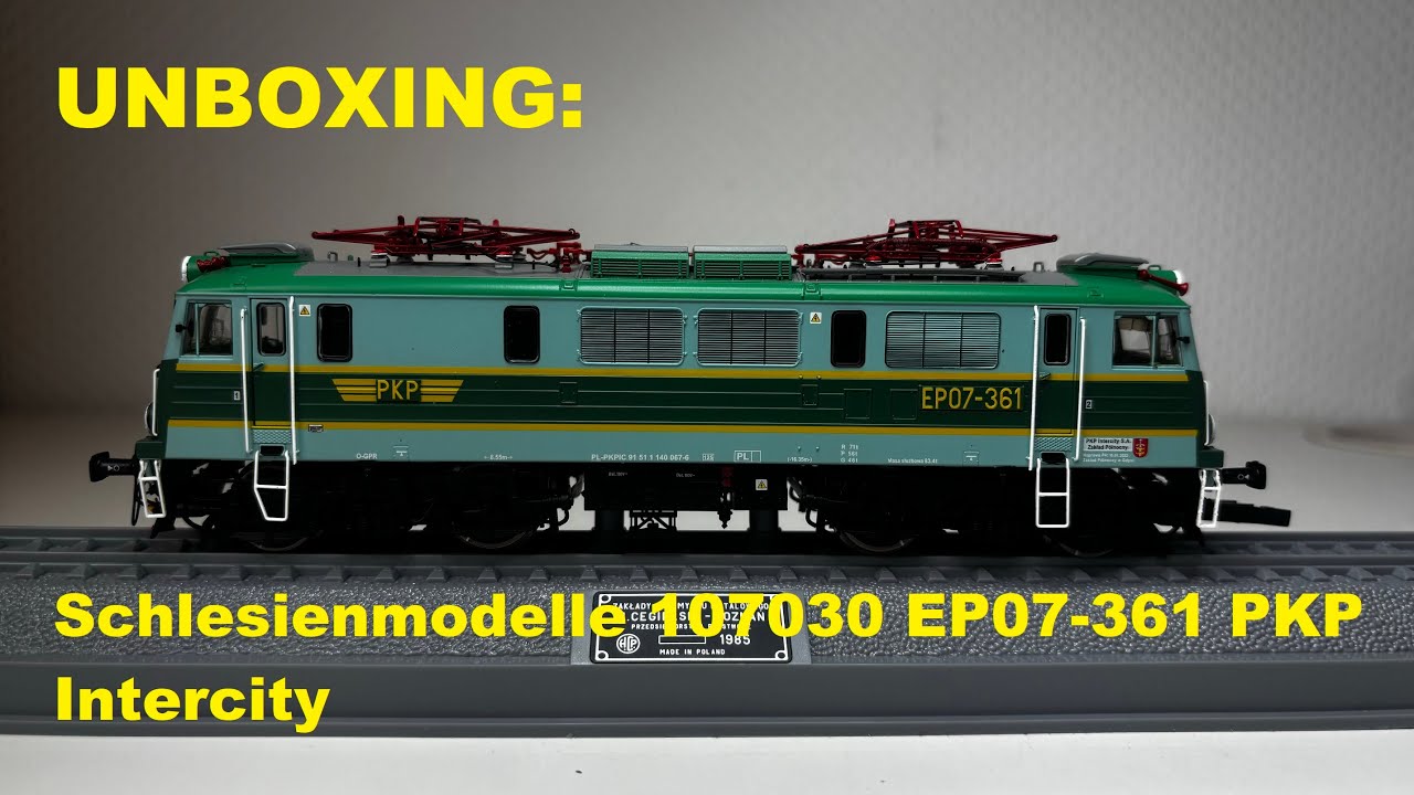UNBOXING: Schlesienmodelle 107030 EP07 361 PKP Intercity