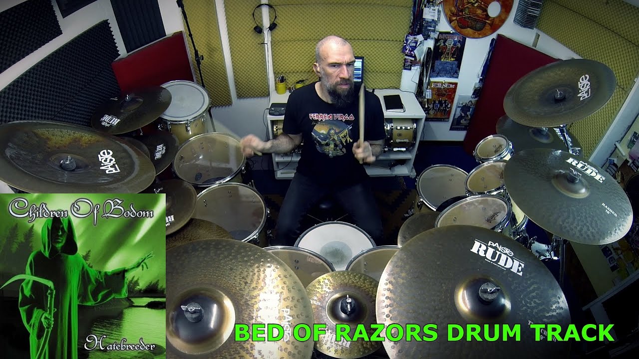 Children of Bodom - Bed of Razors DRUM TRACK by EDO SALA