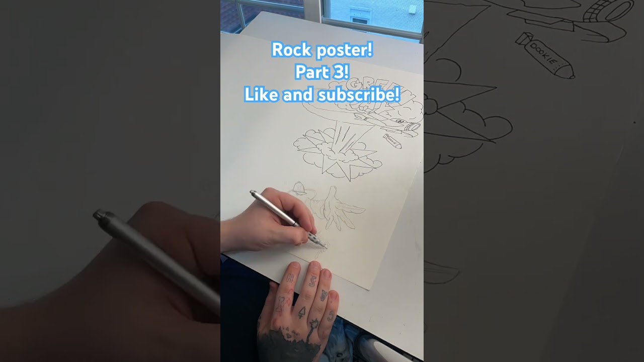 Rock poster 3 #hiphop #rap #music #song #limpbizkit #remastered #newmusic #breakstuff #art #drawing