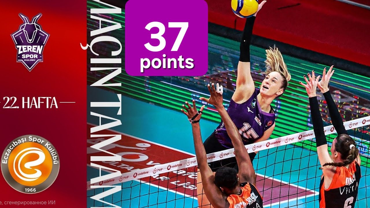 Aleksandra Uzelac #15 MVP scored 37 points in the match Zeren Spor vs. Eczacıbaşı Dynavit 2026-02-14