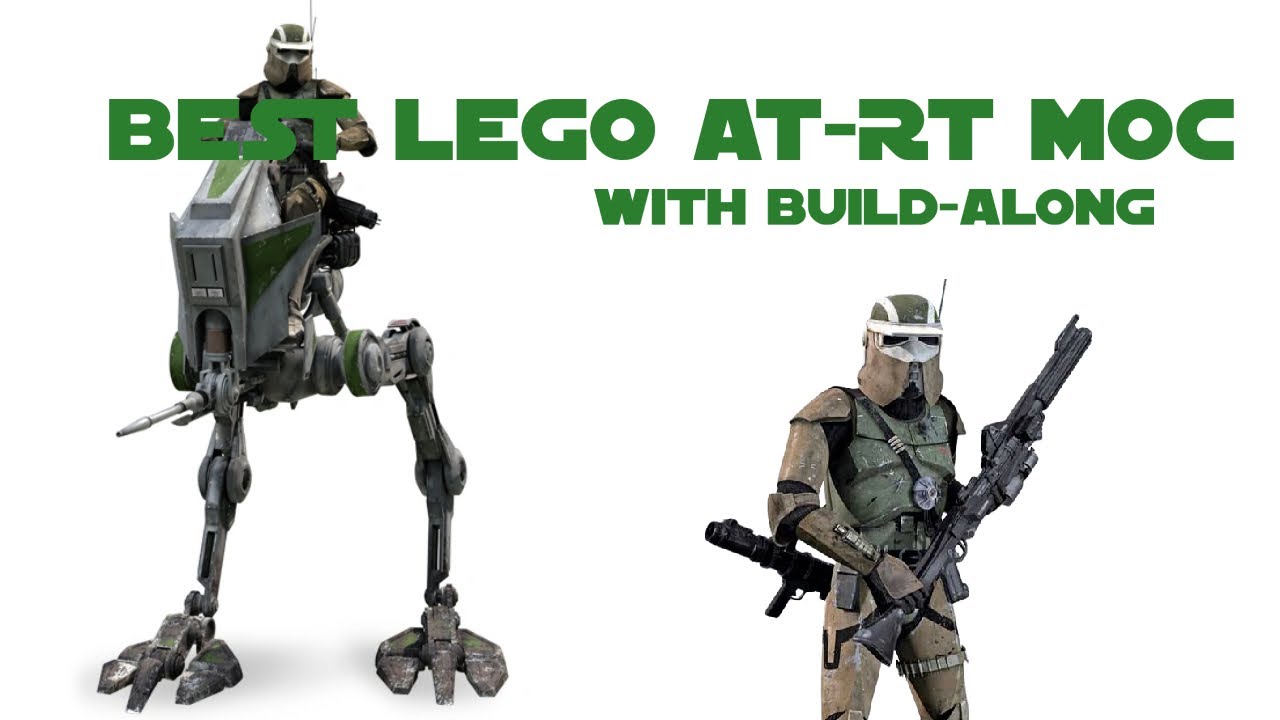 The Best  Lego AT-RT on YouTube | Lego AT-RT Moc Build-Along/Tutorial