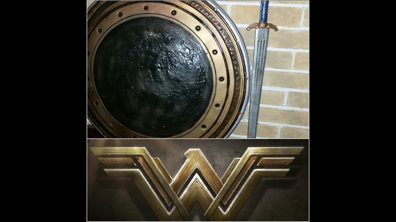 DIY Wonder Woman Sheild and Sword: Wonder Woman Cosplay Part 3