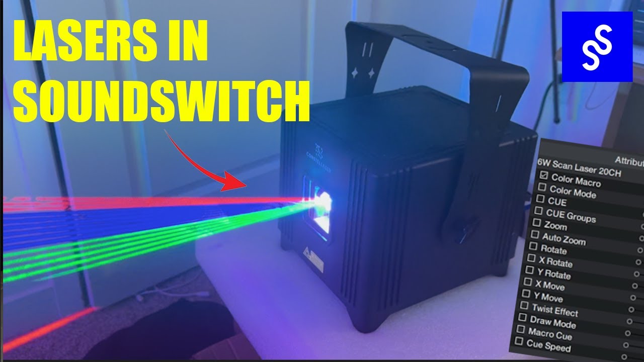 How To Program Lasers In SoundSwitch - DMX Tutorial