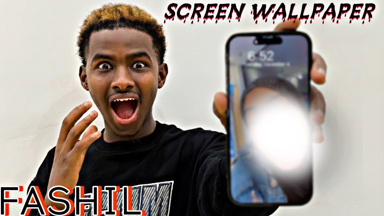 FASHIL QOFAA LA FILEYNIN SAWIRKEDA OO SCREEN KA SAARTE SCREEN WALLPAPER CHALLENGE 