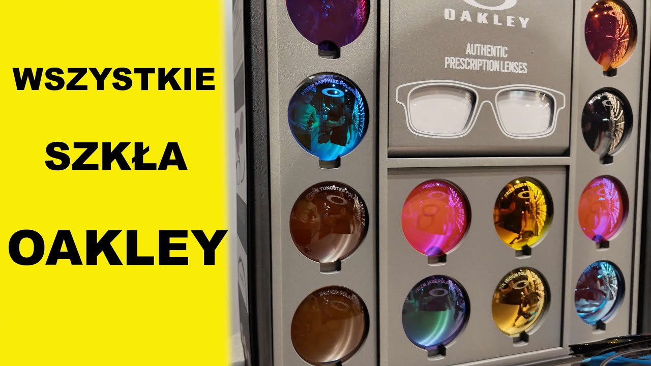 Szkła Oakley jakie wybrać? Prizm road golf water polarized iridium photochromic różne szyby okulary