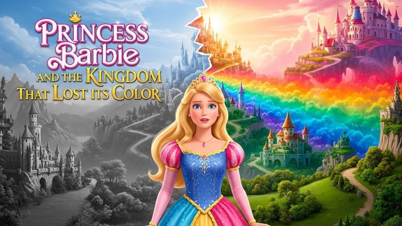 Barbie and the Kingdom That Lost Its Color | Kids Cartoon Story | Moral Tales for Kids