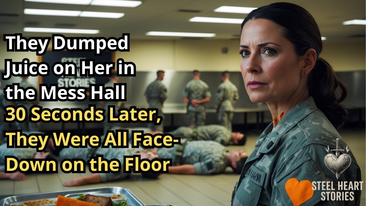 They Dumped Juice on Her in the Mess Hall — 30 Seconds Later, They Were All Face-Down on the Floor