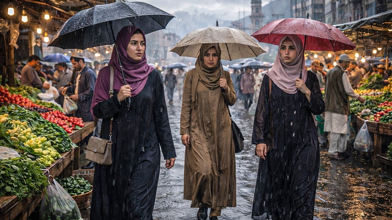 Kabul Afghanistan 4K 🇦🇫 | Mandawi Bazaar | Rainy Day Walking Tour (2026)