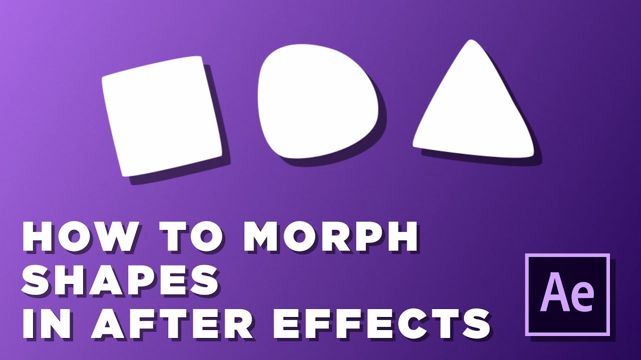 After Effects Tutorial - Morphing Shapes