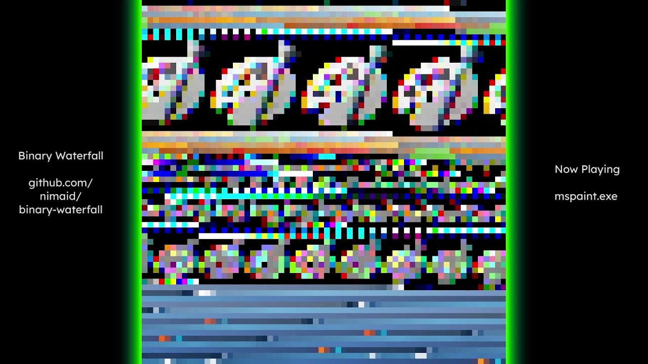 The sounds of mspaint.exe | Binary Waterfall