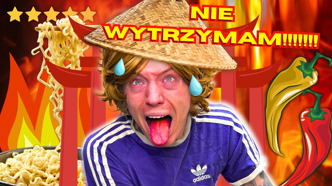 BRAJAN TESTUJEEEEEAH 🌶️ Najostrzejsze zupki chińskie + peperoni (TEST OSTROŚCI)