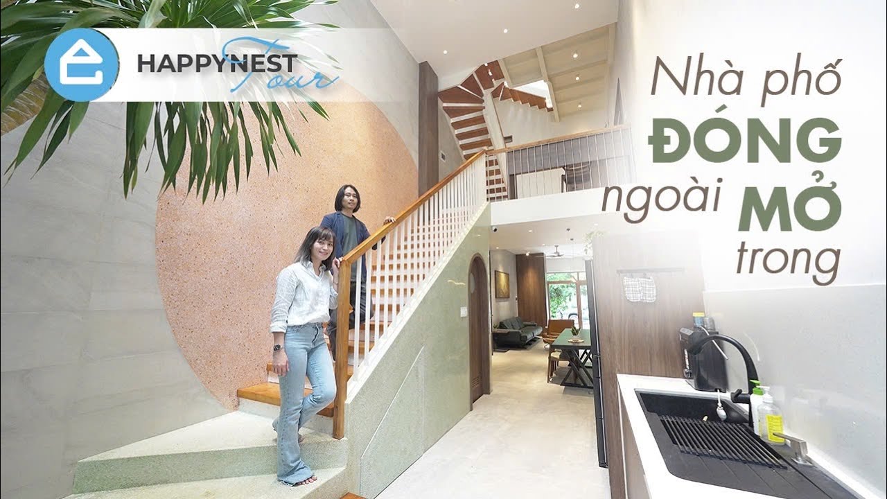 Nhà phố 68m2 với thiết kế GIẢM ÁP LỰC cho mẹ bỉm sữa | Happynest Tour